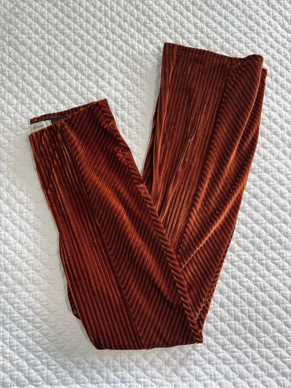 Mahina (local brand in Hawaii) high waisted ribbed flare pants - Picture 2 of 10